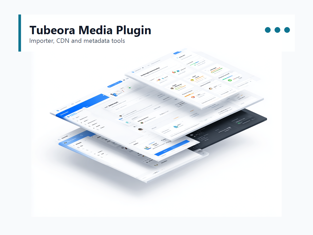 Tubeora Media Plugin preview